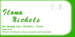 ilona michels business card